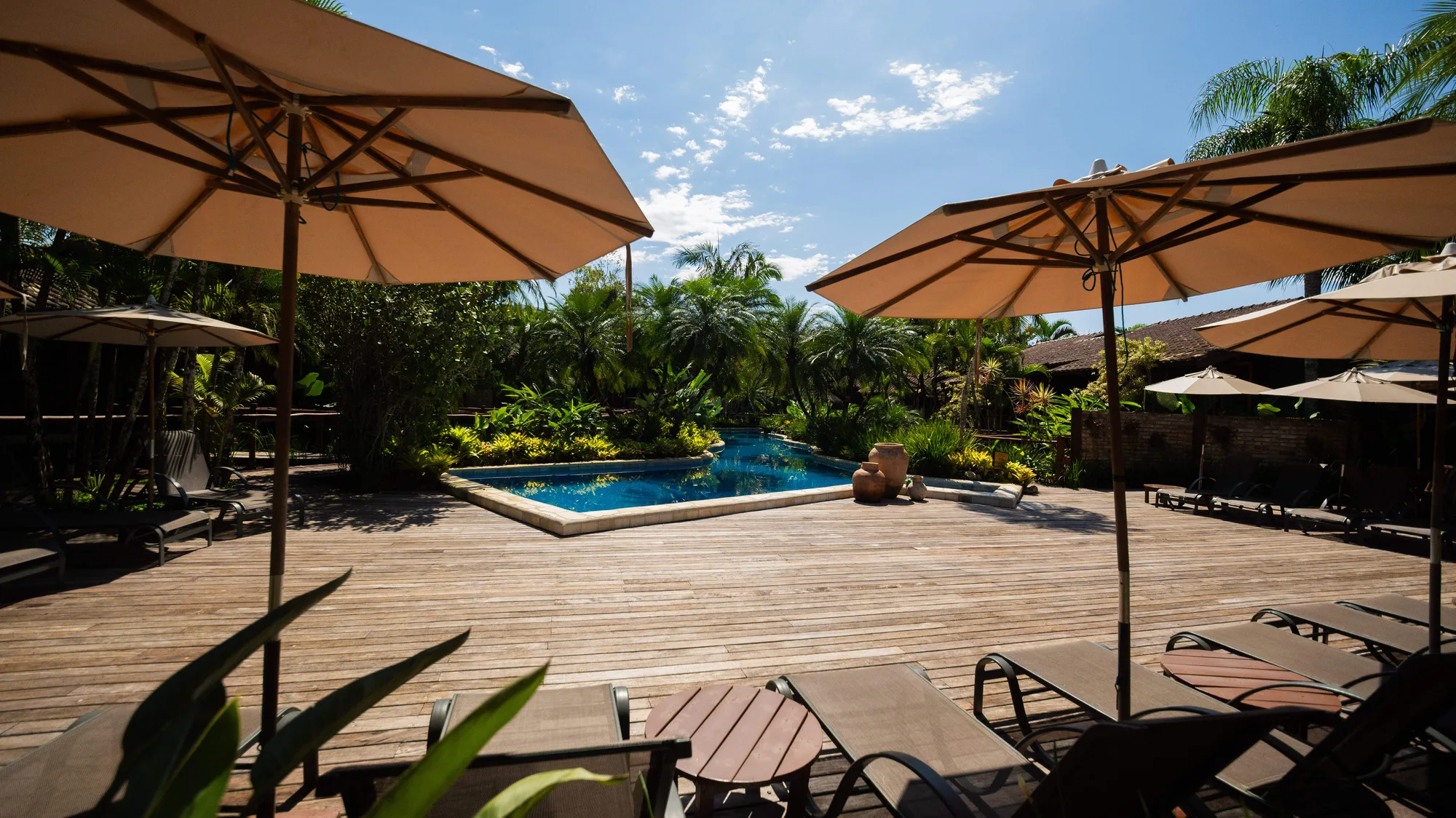 Jardins preparados para eventos no Villa Bebek